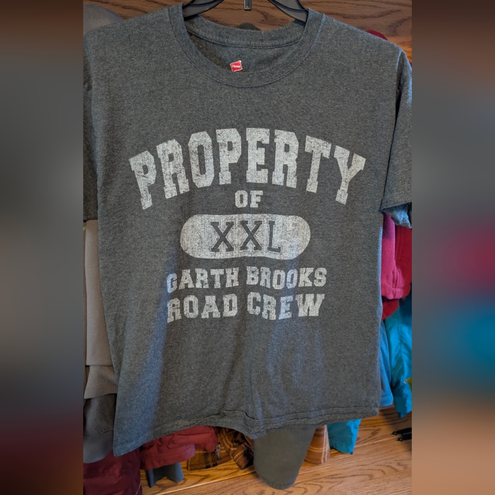 Garth Brooks Road Crew Gray T-Shirt